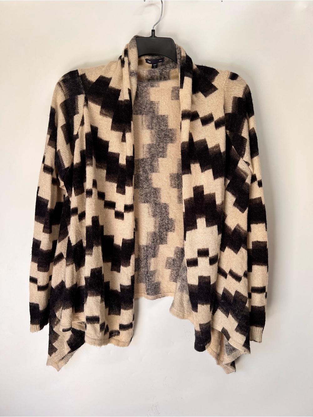 GAP Bold Print Open Sweater Cardigan